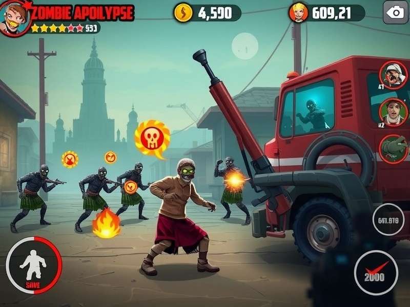 Zombie Apocalypse Clash multiplayer action